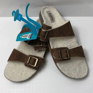 Mad Love Women’s Sandals dual buckle size 11 NWT